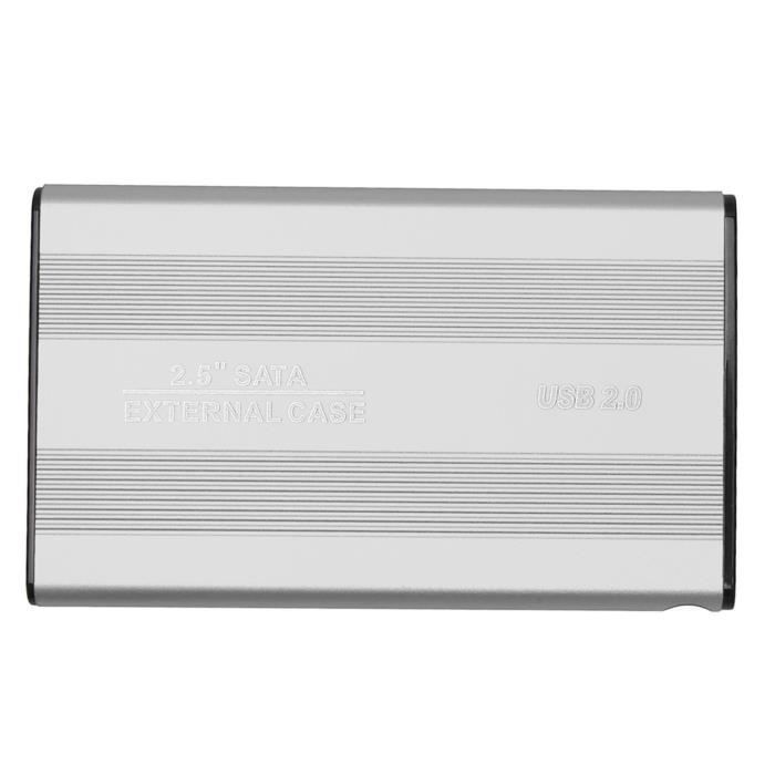 Disque Dur Externe Portable 500 Go - Design Ultra Fin (8x4.2x0.9 Cm), Alliage Aluminium | Compatible PC, Mac, Jeux, Sauvegarde De Données, Transfert Rapide