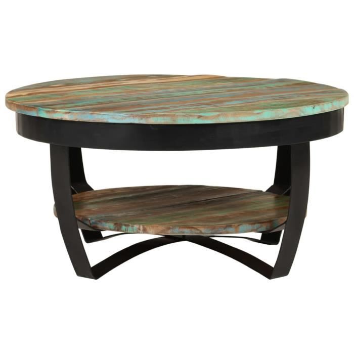 Table basse shabby-look, Table basse de salon, meuble bas, commode, 1 tiroir, shabby chic, vintage