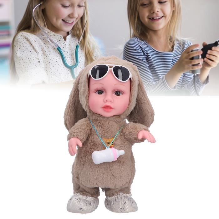 Poupée bébé interactive Poupée bébé fille, poupée nouveau-née fille