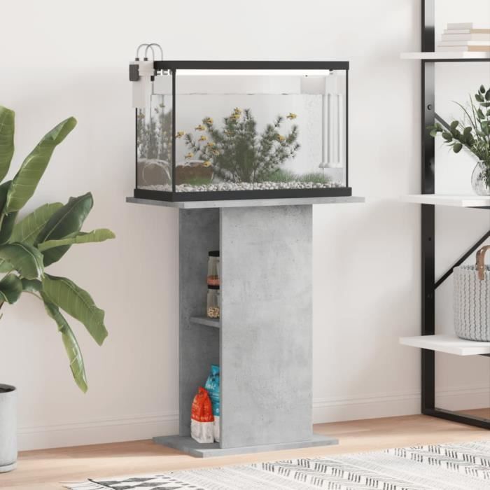 VIDAXL Support d'aquarium béton