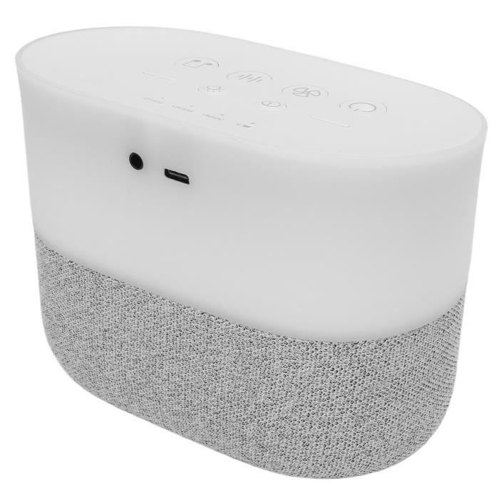 Machine à Bruit Blanc Avec Veilleuse-25 Sons Apaisants, Volume Réglable, Minuterie, Aide Au Sommeil Pour Bébé, Enfants Et Adultes - Puériculture & Eveil Bébé