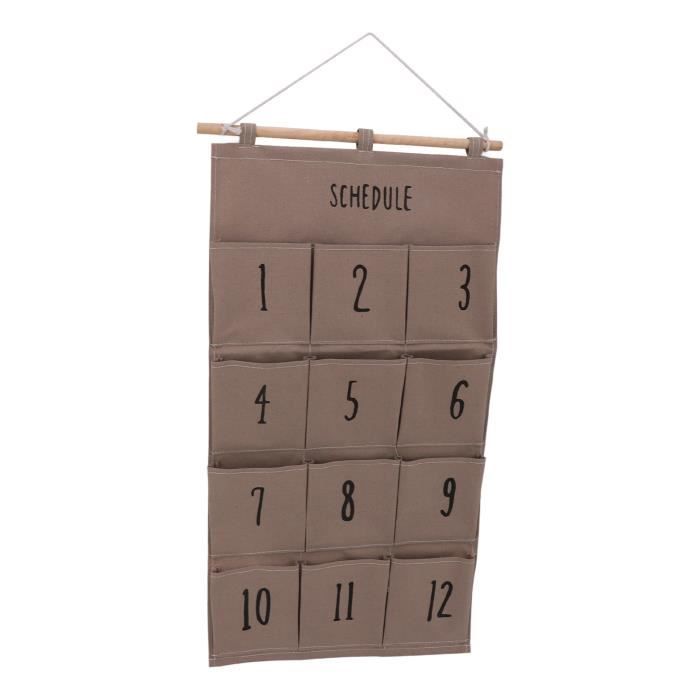 Clastyle Organisateur Suspendu Porte 5 Compartiments Motif Marbre - Rangement Chambre Salle De Bain