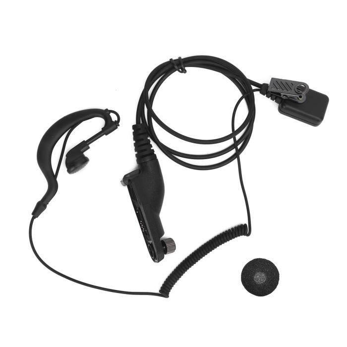 Retevis Casque Talkie-Walkie Antibruit Avec Micro Perche PTT - Compatible Motorola 2 Broches