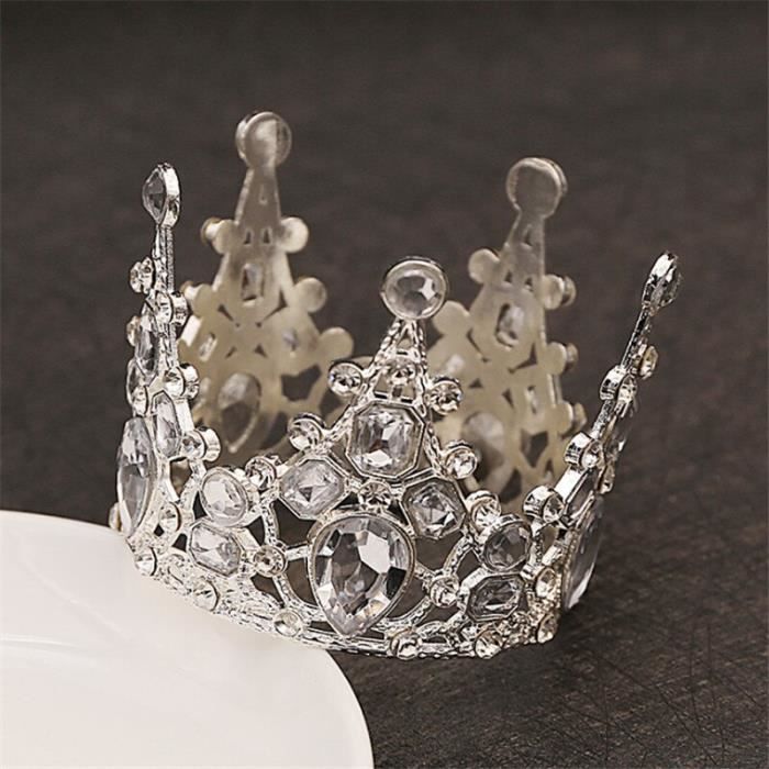 Couronne De Miss France SSyang Diadèmes En Cristal Pour Femmes Et Filles Couronne De Princesse Dorée Élégante Corwn Royal Queen Bijou De Mariée En Strass Cadeau De Cheveux Pour Mariage Fête Dansante(Or