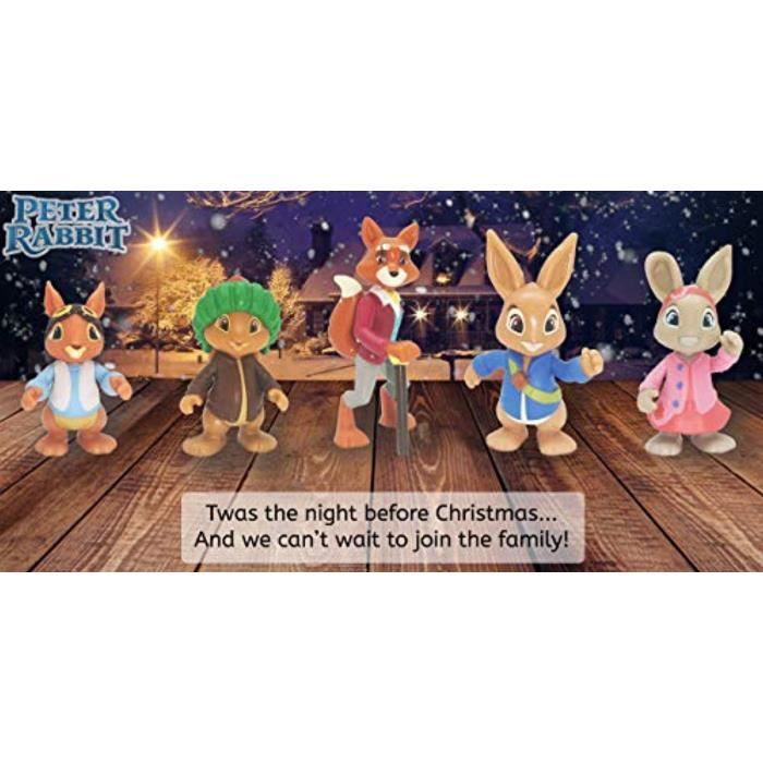 Poupon Peter Rabbit Figures Adventure Pack 5 figures 3 grandes