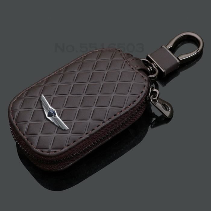 Noir Autre logo Porte cles en cuir pour Hyundai Genesis Coupe Tiburon Picanto Ioniq Terracan Veloster I10 Cdiscount Bagagerie Maroquinerie