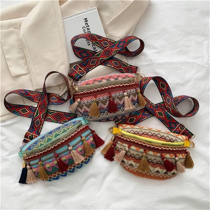 Sac banane ethnique new arrivals