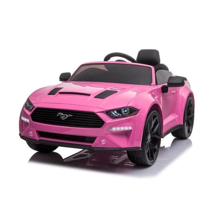 Ford - Voiture électrique enfant Ford Mustang rose