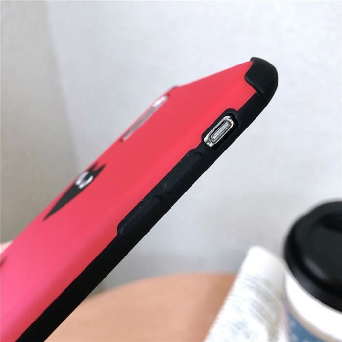 Coque iPhone XR Comme des Garcons Noir Anti Choc Anti Rayures