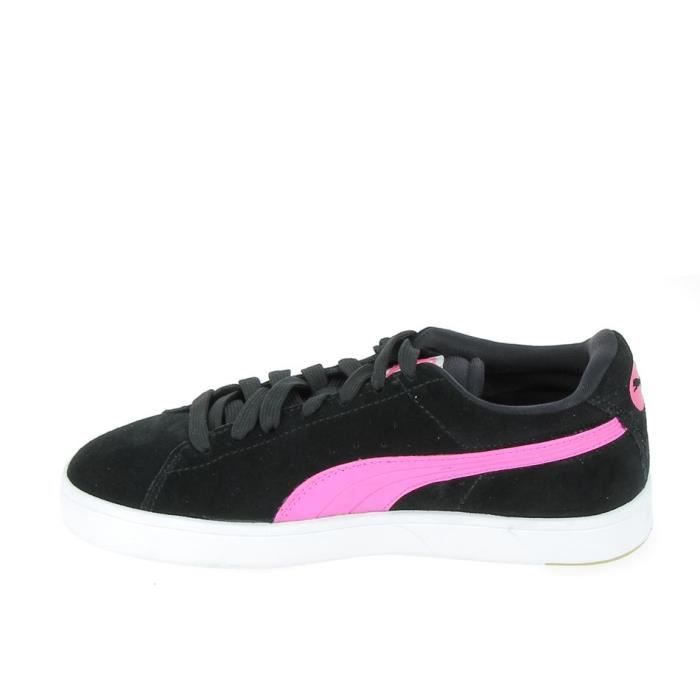 PUMA Suede S Jr Noir Rose Noir Cdiscount Chaussures