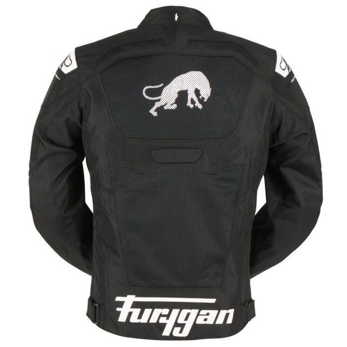 Blouson moto Furygan Mystic Evo Vented noir/blanc XL
