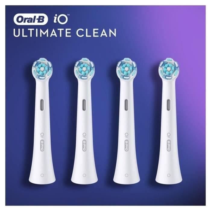 Brossettes Oral-B Ultimate Clean – Lot De 4 Têtes De Rechange Neuves Pour Brosses à Dents électriques