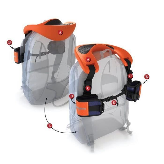 SaddleBaby Shoulder Carrier Porte b b paule enfant 2 a 5 ans