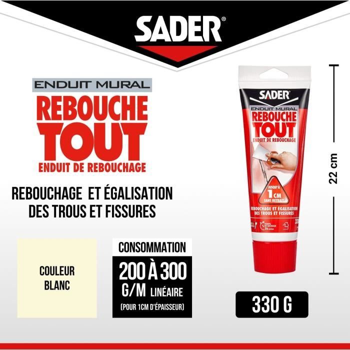 Enduit de rebouchage SADER Rebouche Tout Prêt à l’emploi Trous — free download
