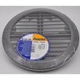 Grille de ventilation ronde / 100 - 150 mm / gris-2
