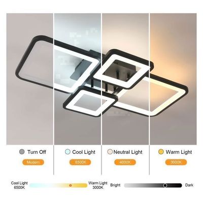 Horevo Plafonnier LED Smart WIFI, Lumière LED Dimmable avec Alexa Google Home, Plafonnier à Changement de Couleur RVB 12 Pouces 28W avec Télécommande, Lumière en Bois Naturel pour Chambre à Coucher