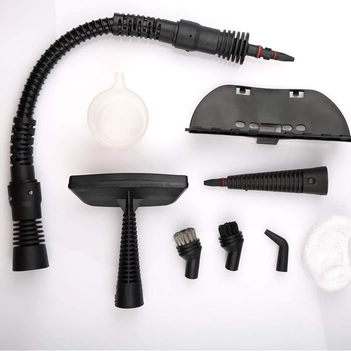 Nettoyeur vapeur portatif à cordon avec 9 accessoires - CleanWise ™