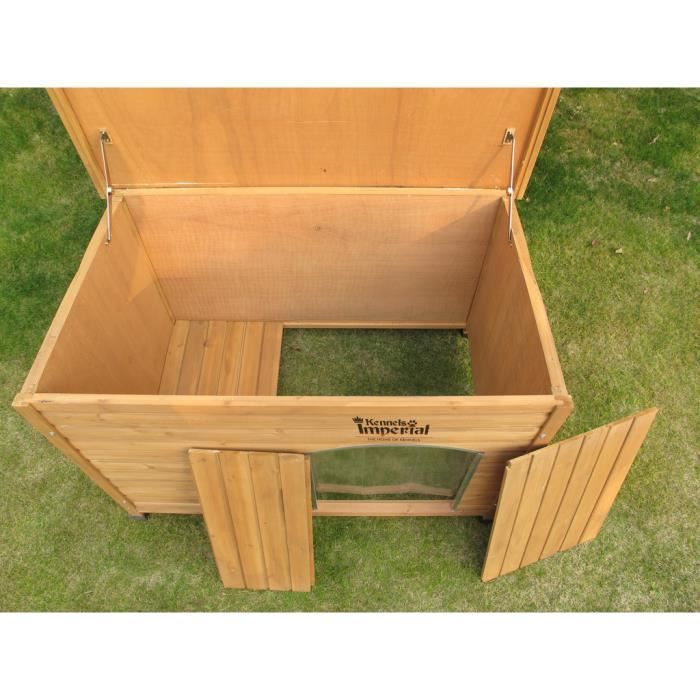 Pets Imperial Chenil Niche en Bois Isol e Norfolk Taille XL