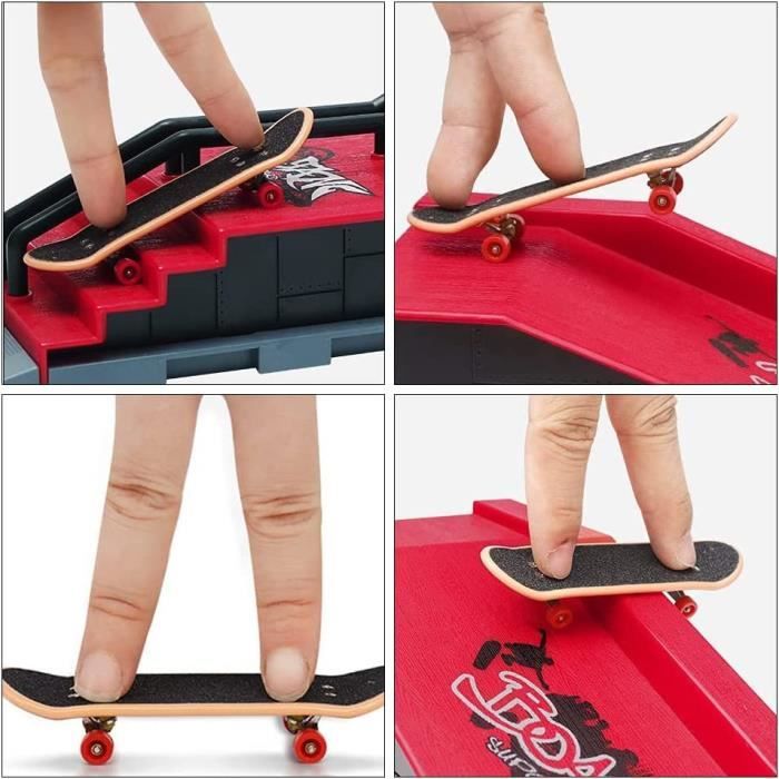 SXNYLY Kit Skate Park et ensemble d'accessoires de rampes de