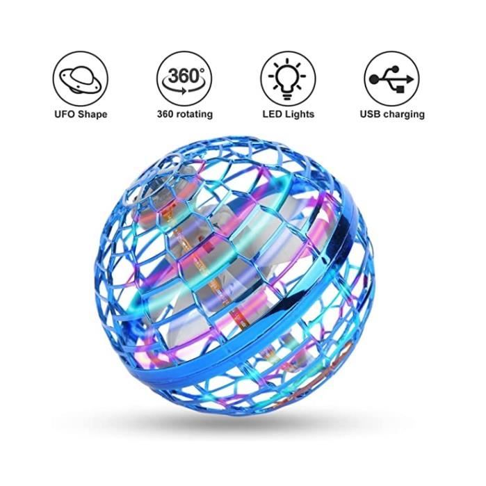 Flying Ball jouets, Boule Volante lumineuse Hover ball Fly Spinner Orb  Boule Volant Magique Rotative, LED Flying Balle - Cdiscount Sport