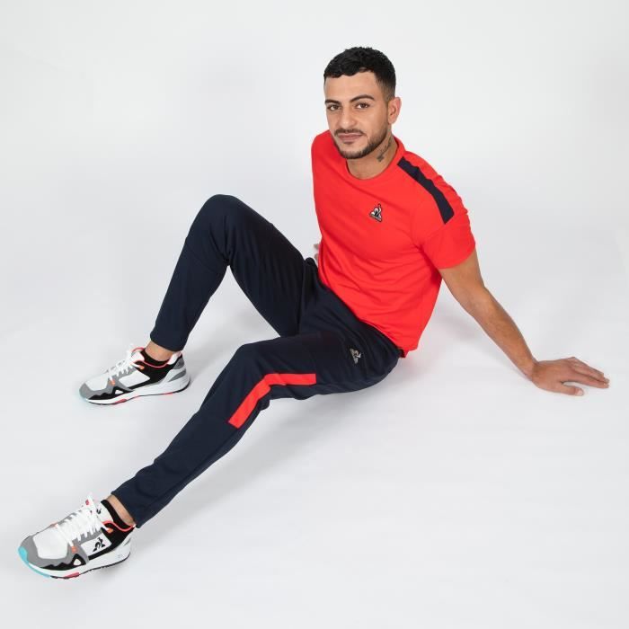 Pantalon Le Coq Sportif Tech Tapered N 2 bleu nuit L