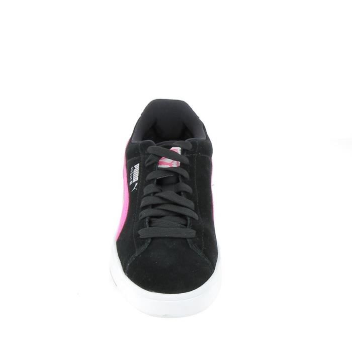 Puma suede noir et rose store
