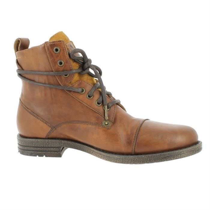LEVI S Bottines Emerson 225115 Marron Homme Marron Cdiscount