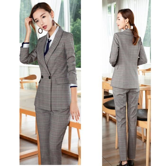Costume on sale femme carreaux