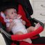 Landau Oreiller Bébé Support de Cou et Calé-Tête Blanc Poussette KAKIBLIN Oreiiler Voyage Calé-tête pour Enfant Utilisé dans Siège dAuto 