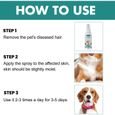 Pet Cat Moss Spray de soin de la peau Traitement professionnel de la teigne Maladies de la peau Soulagement des démangeaisons-3