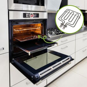 Resistance grill 1800w+800w, 74x2398 - four