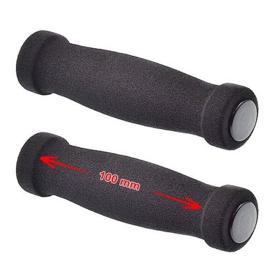 Poignées De Vélo En Mousse – 2 Pièces, Diamètre Int. 2 Cm, Ext. 3 Cm, Long. 10,8 Cm – Anti-Vibrations, Installation Rapide, Pour Guidon Scooter/Moto