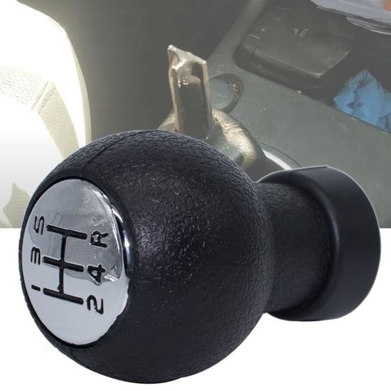 Pommeau Levier Vitesse Pour Hyundai I30 FD (2007-2012) - Noir, Cuir PU - Remplacement Direct