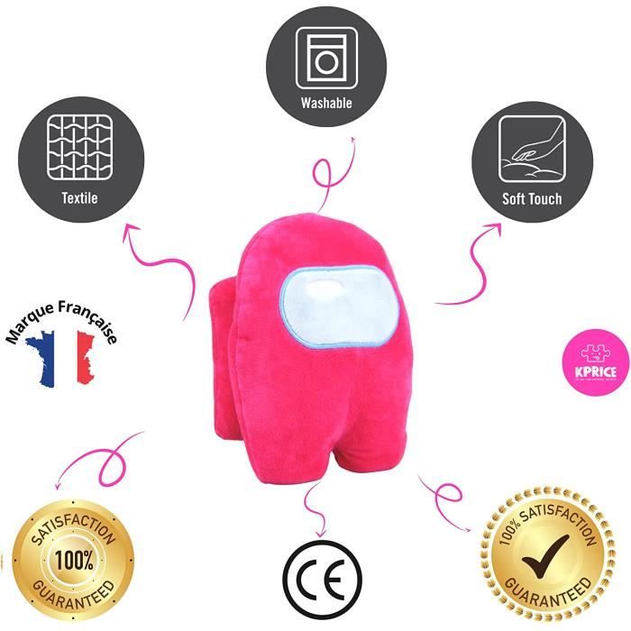 Peluche Among US Taille 20 Cm Mignonne Jouet Emotion Sonore Doudou