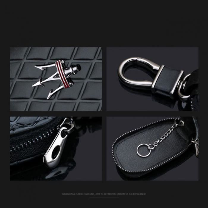 Noir Autre logo Porte cles en cuir pour Hyundai Genesis Coupe Tiburon Picanto Ioniq Terracan Veloster I10 Cdiscount Bagagerie Maroquinerie