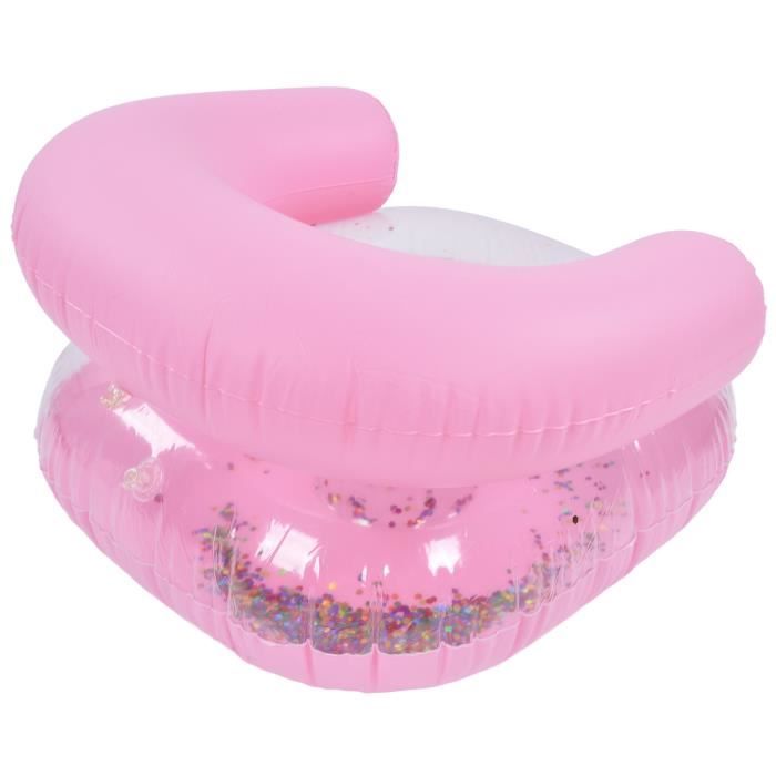 Ballon De Plage Gonflable à Paillettes – 40 Ou 60 Cm, Transparent, Avec Pompe – Déco Fête Et Jeu Eau