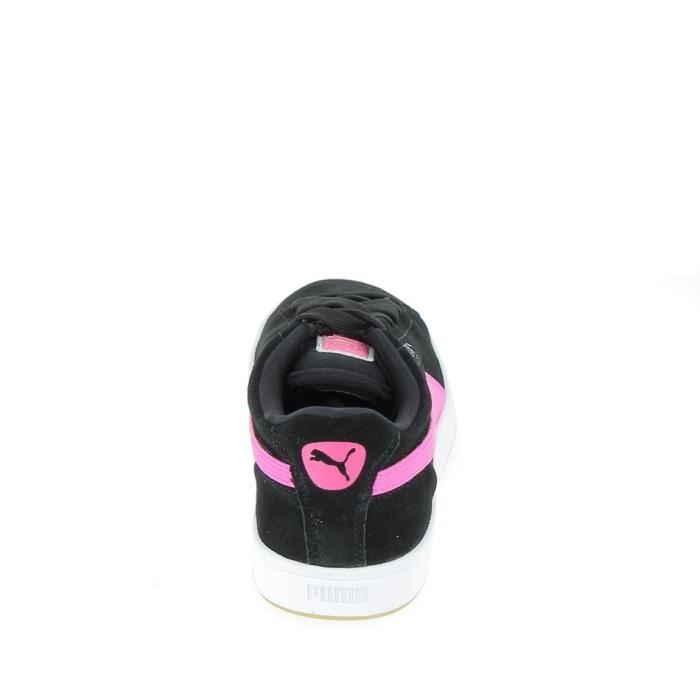 Puma suede hot sale noir et rose