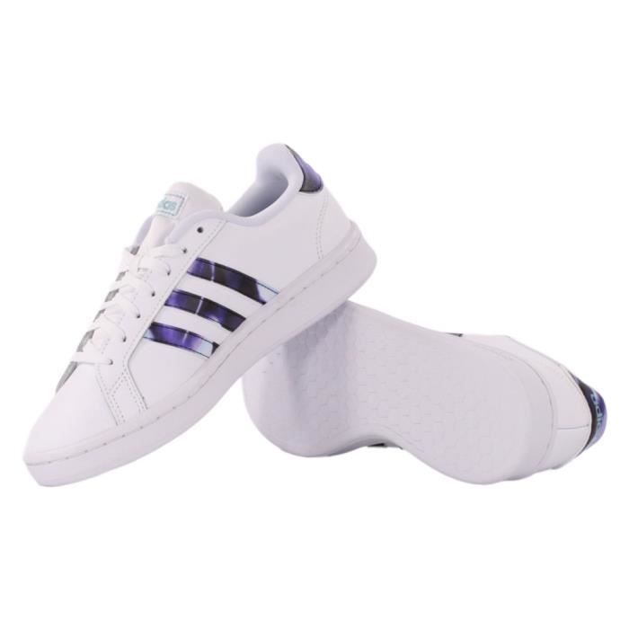 Basket ball ADIDAS Grand Court Blanc Femme Adulte