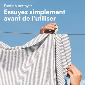 EVERLASTO Corde à Linge en PVC « Grayline » de 4,8 mm d