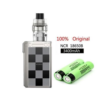 Voopoo Alpha Zip 180W kit avec réservoir de remplissage supérieur  Clearomiseur Maat avec 2 PCS 18650 Batteries - Damier
