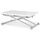 Table basse relevable blanc laque