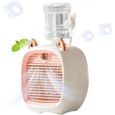 1 Mini Climatiseur Portable USB, Réservoir 270 ML, Ventilateur 3 Vitesses, Refroidisseur Évaporatif ACCESSOIRES FABRICATION MAISON