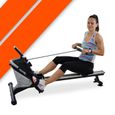 Rameur Fitness Musculation - BONPLUS BP - Rowing Machine - Résistance Magnétique - Écran LCD - Siège Mobile-0