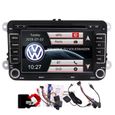 7 pouces Lecteur DVD de voiture stéréo pour Vw Golf Jetta Passat Tiguan Touran Eos Navigation GPS Bluetooth Headunit à Autoradio Das-0