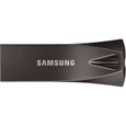 Clé USB 256 Go Samsung BAR Plus MUF-256BE4/APC gris-titane USB 3.1 1 pc(s)-0