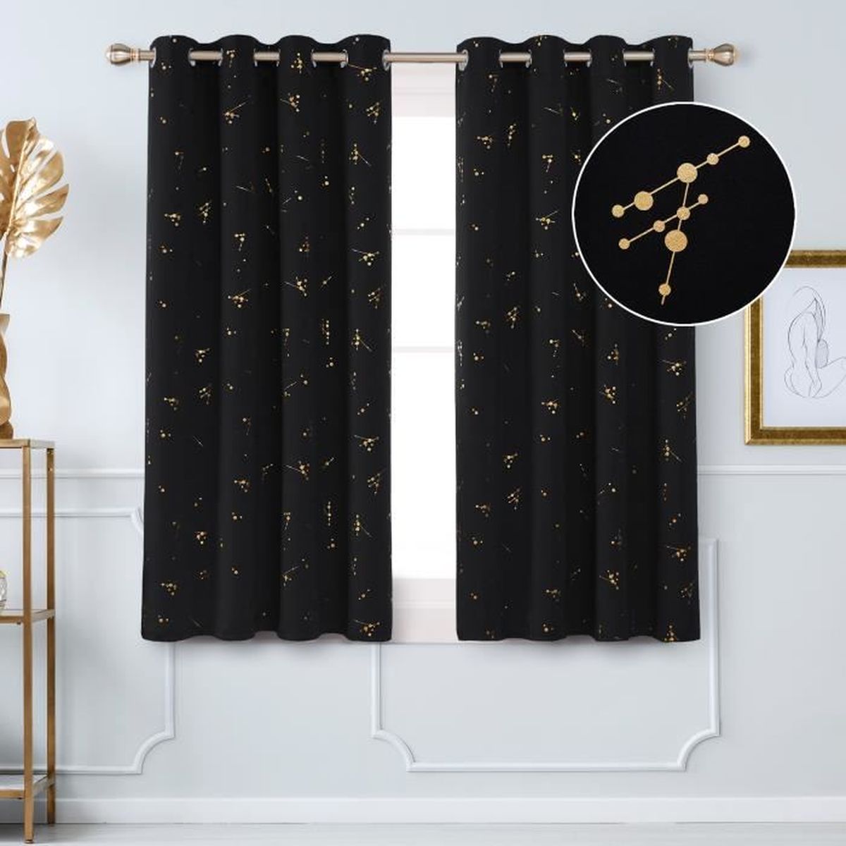 rideau petite fen�tre salon