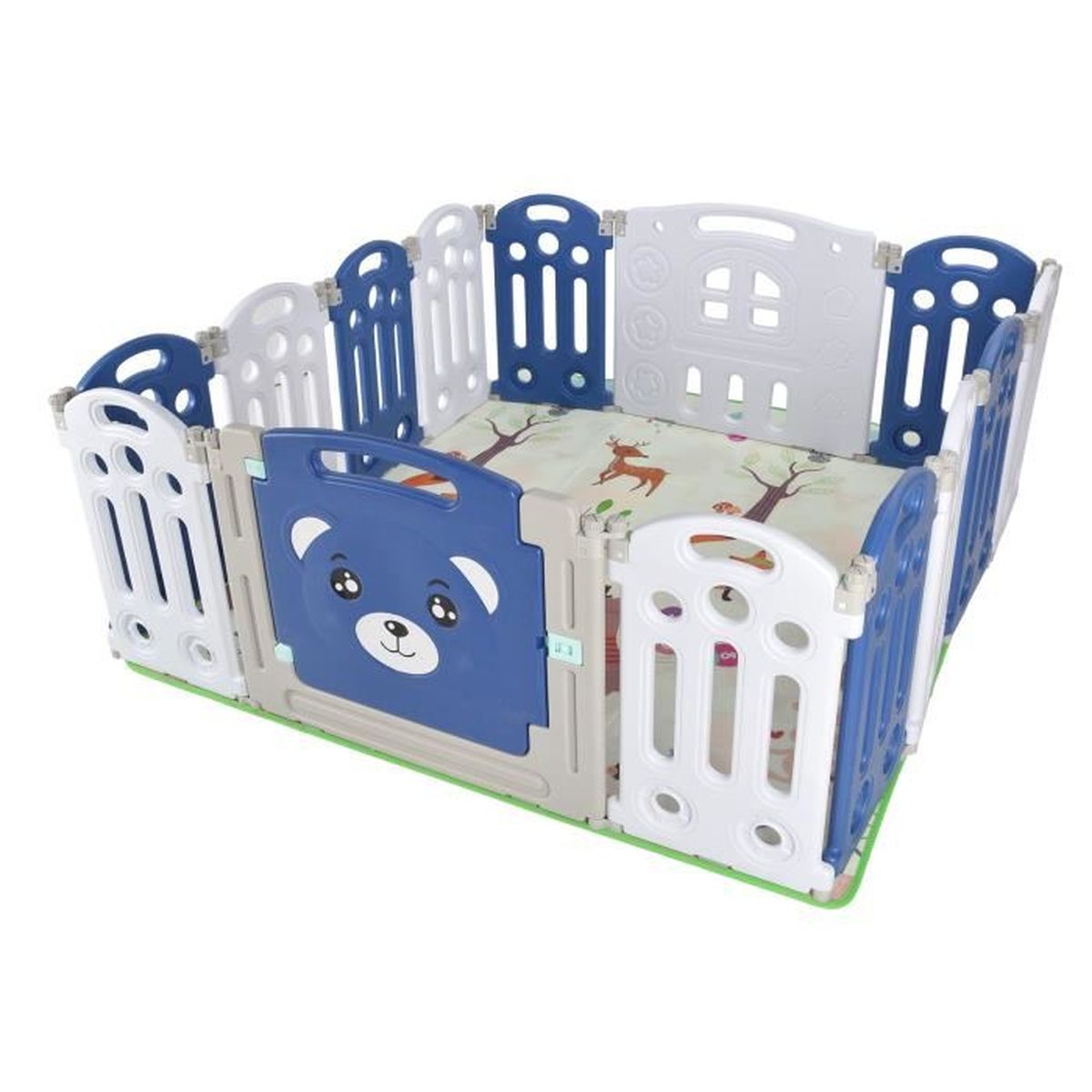 Parc Pour Bebe Pliable Cour De Jeu Pliable De Securite Pour Bebe A L Interieur Et A L Exterieur Parc Pour Bebe A Cdiscount Puericulture Eveil Bebe