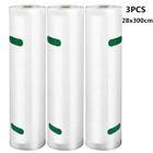ADTOBAST 3 Rouleaux Sac Sous Vide Gaufré 28*300CM Sans BPA Stockage Alimentaire Pour Appareil Mise Sous Vide Sac Rouleau de Film Sous Vide