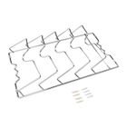 SURENHAP Support de rangement pour casseroles et couvercles - argent - fer - 40,7 x 25,7 x 7,5cm