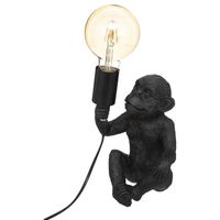 Lampe à poser singe noir H24,5 Atmosphera - Noir